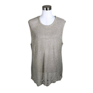 Unisex Voglia - Kootud vest, suurus 40 - Hall (1)