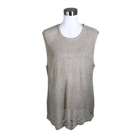 Unisex Voglia - Kootud vest, suurus 40 - Hall ()