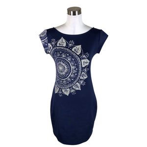 Unisex Desigual - Trikotaažist kleit, suurus 38 - Sinine (1)