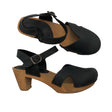 Unisex Janita - Kontsaga rihmikud, suurus 35 - Must ()