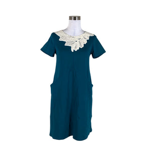 Unisex Lumoan - Trikotaažist kleit, suurus 36 - Sinine (1)