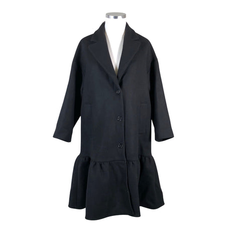 Unisex Red Valentino - Villane mantel, suurus 42 - Must ()