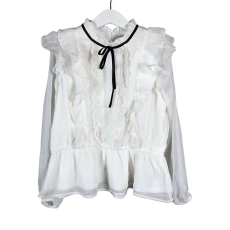 Unisex Lindex - Pluus, suurus 122 - 128 - Valge ()