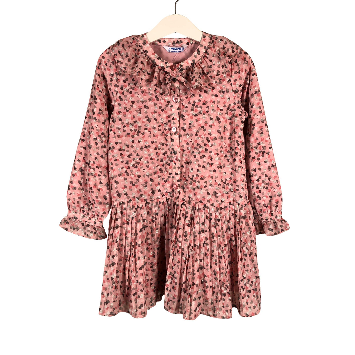 Unisex Mayoral - Pidulik kleit, suurus 104 - 110 - Heleroosa (1)