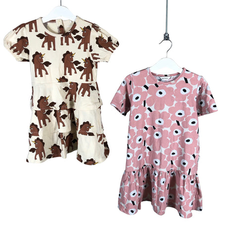 Unisex Mini Rodini - Trikotaažist kleit, suurus 104 - 110 - Pruun ()