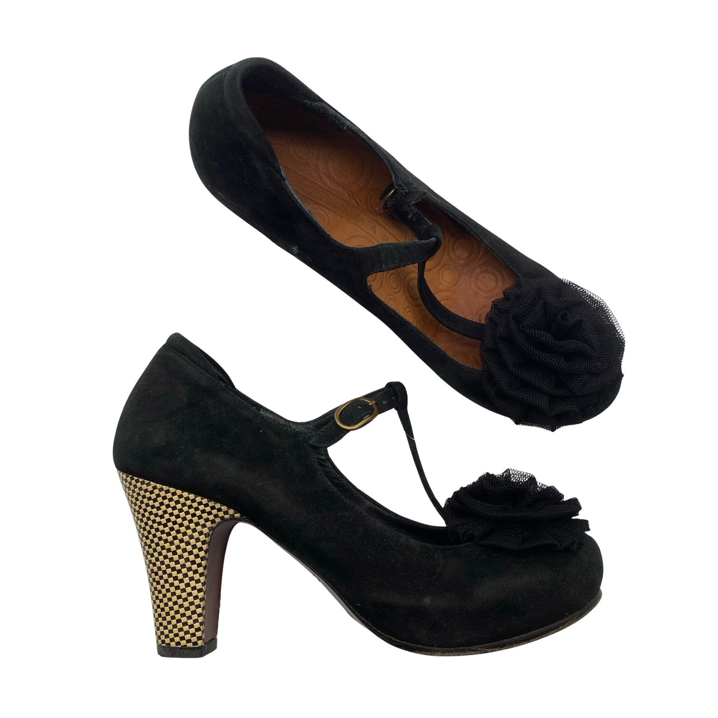 Unisex Chie Mihara - Kontsakingad, suurus 38 - Must (1)