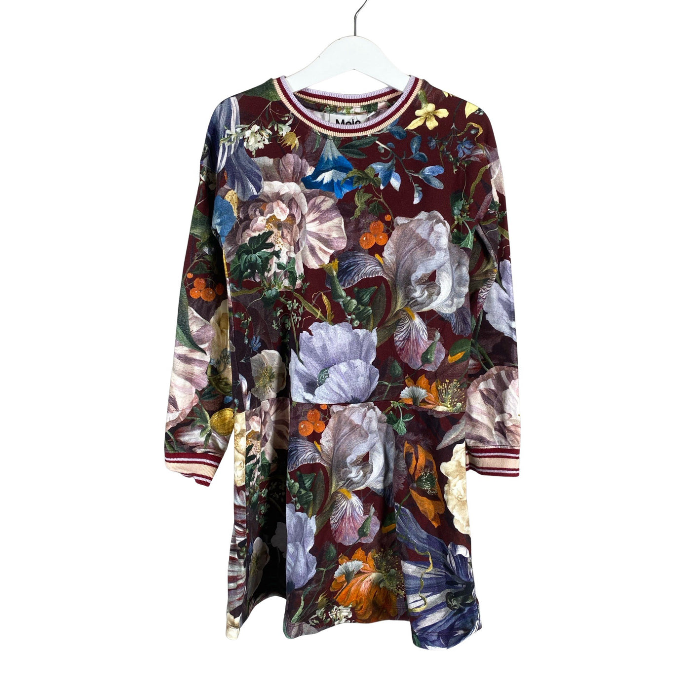 Unisex Molo Kids - Trikotaažist kleit, suurus 122 - 128 - Veinipunane (1)