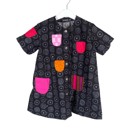 Unisex Marimekko - Mitteveniv kleit, suurus 104 - 110 - Must ()