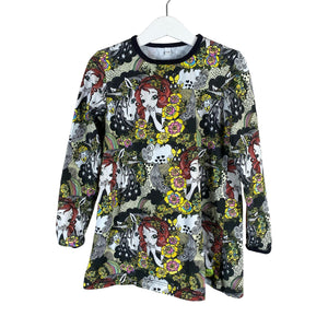 Unisex NuttuNurin - Trikotaažist kleit, suurus 110 - 116 - Kollane (1)