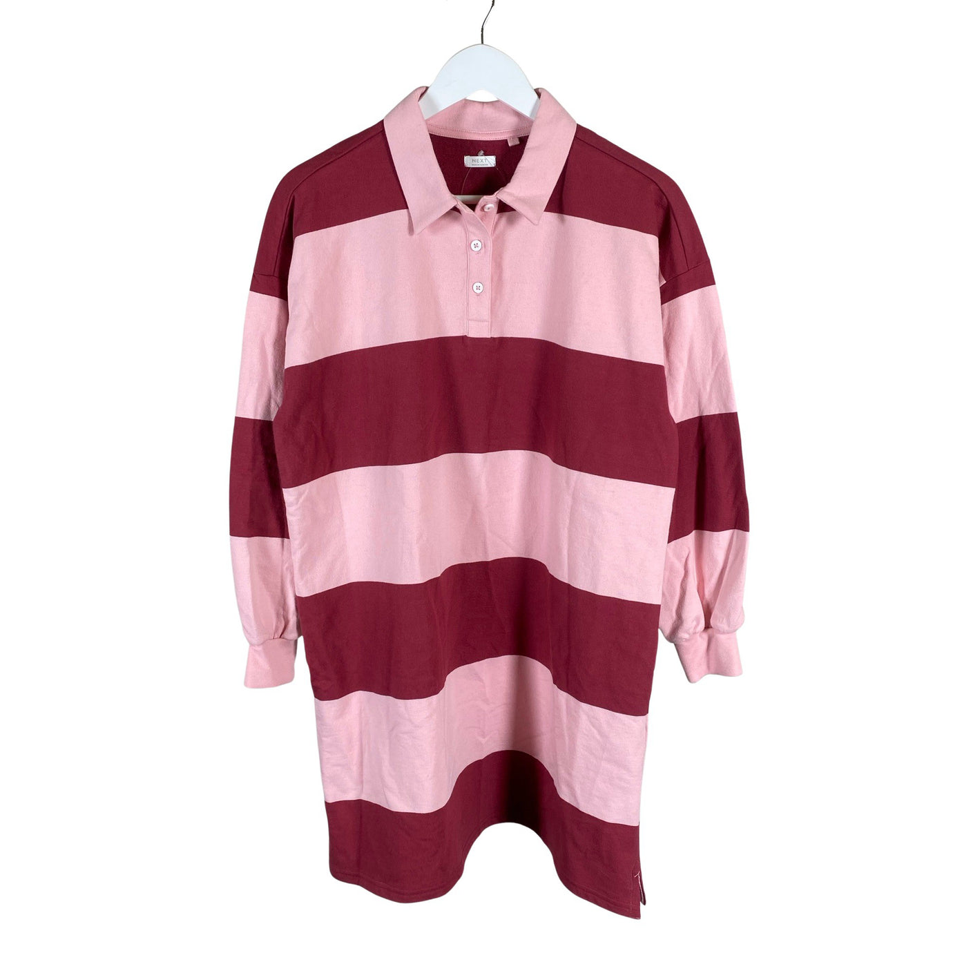 Unisex Next - Dressikangast kleit, suurus 152 - 158 - Veinipunane (1)