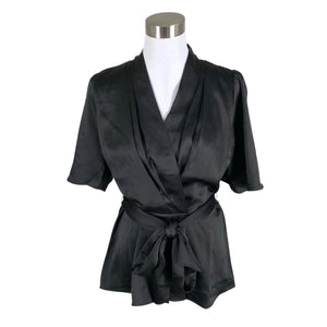 Unisex InWear - Lühikeste käistega pluus, suurus 38 - Must (1)
