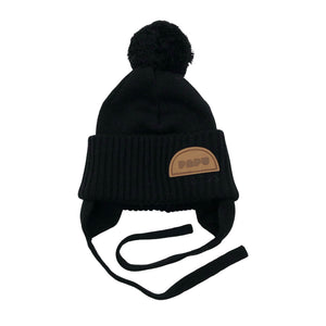 Unisex Papu - Talvemüts, suurus 46 - 48 cm - Must (1)