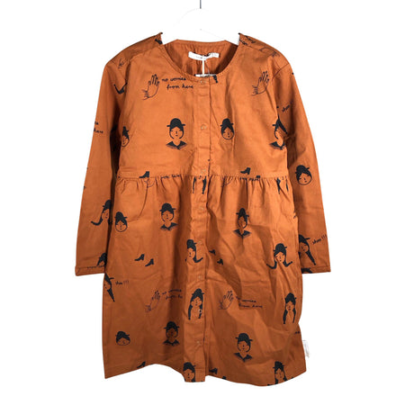 Unisex Tinycottons - Mitteveniv kleit, suurus 122 - 128 - Pruun ()
