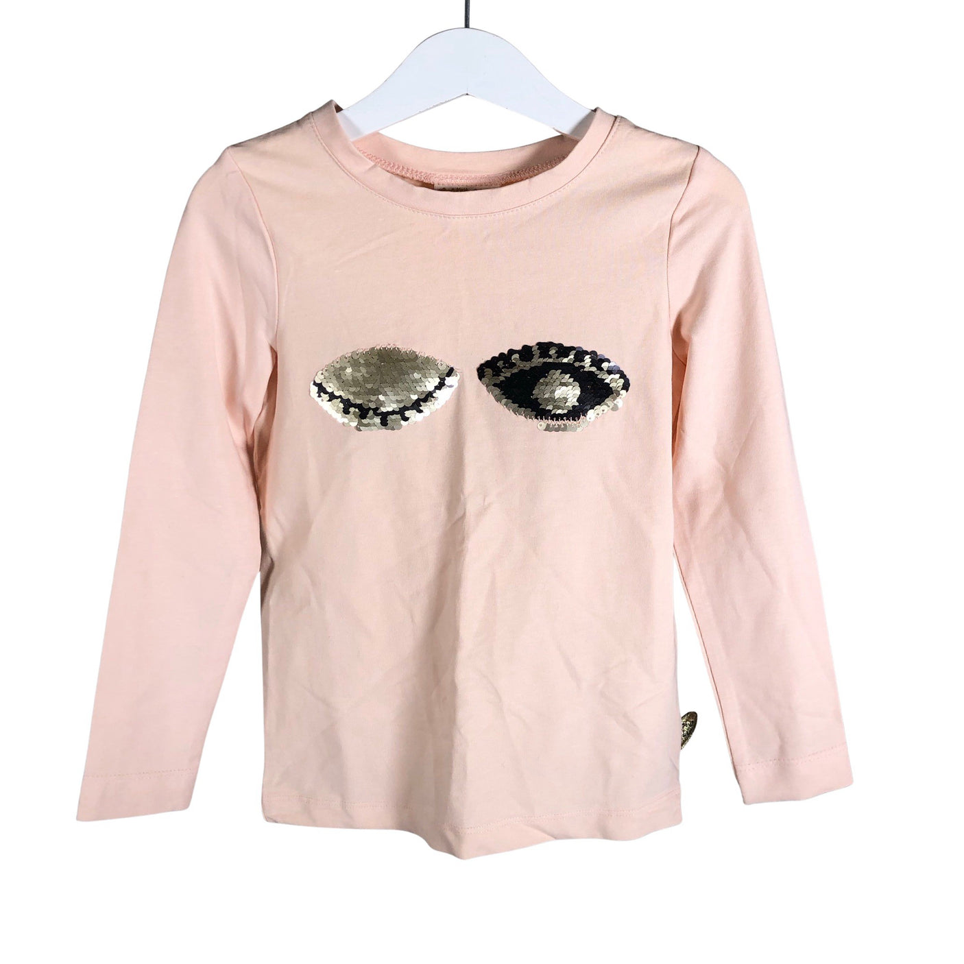 Unisex POMPdeLUX - Trikotaažist pluus, suurus 104 - 110 - Heleroosa (1)