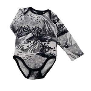 Unisex Papu - Bodi, suurus 74 - 80 - Valge (1)