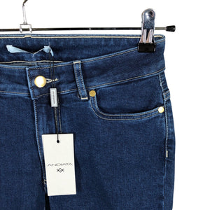 Unisex Andiata - Teksast lühikesed püksid, suurus 36 - Sinine (3)