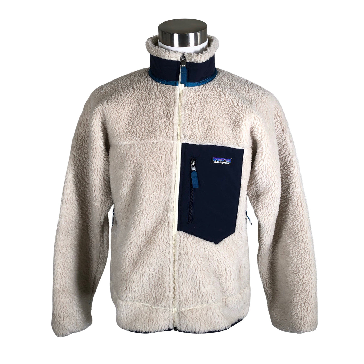 Unisex Patagonia - Kunstkarusnahast mantel, suurus M - Beige (1)
