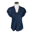 Unisex InWear - Lühikeste käistega pluus, suurus 38 - Sinine ()