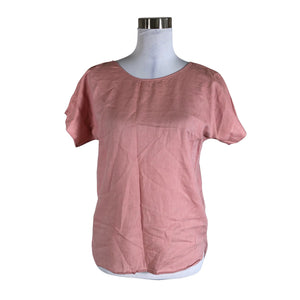 Unisex COS - Lühikeste käistega pluus, suurus 34 - Heleroosa (1)