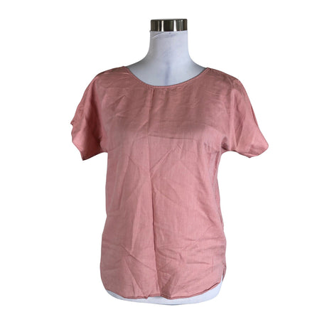 Unisex COS - Lühikeste käistega pluus, suurus 34 - Heleroosa ()