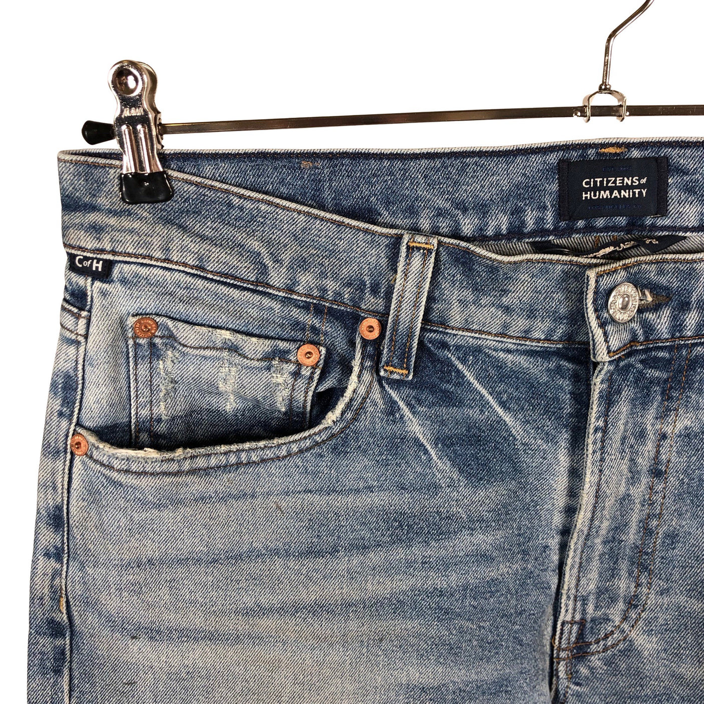Unisex Citizens of Humanity - Teksad, suurus W32 - Sinine (3)
