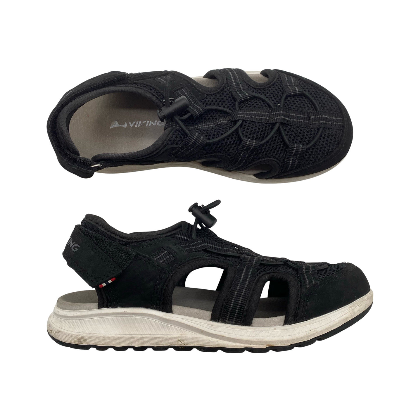 Unisex Viking - Rihmikud, suurus 33 - Must (1)