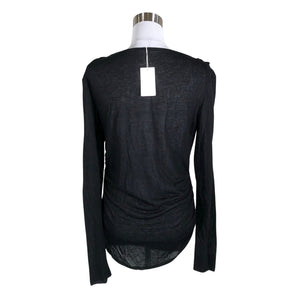 Unisex Filippa K. - Trikotaažist pluus, suurus 38 - Must (2)