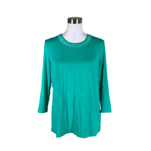 Unisex Steilmann - Trikotaažist pluus, suurus 40 - Türkiis (1)