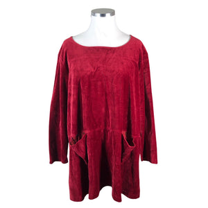 Unisex Gudrun Sjöden - Dressikangast kleit, suurus 44 - Veinipunane (1)