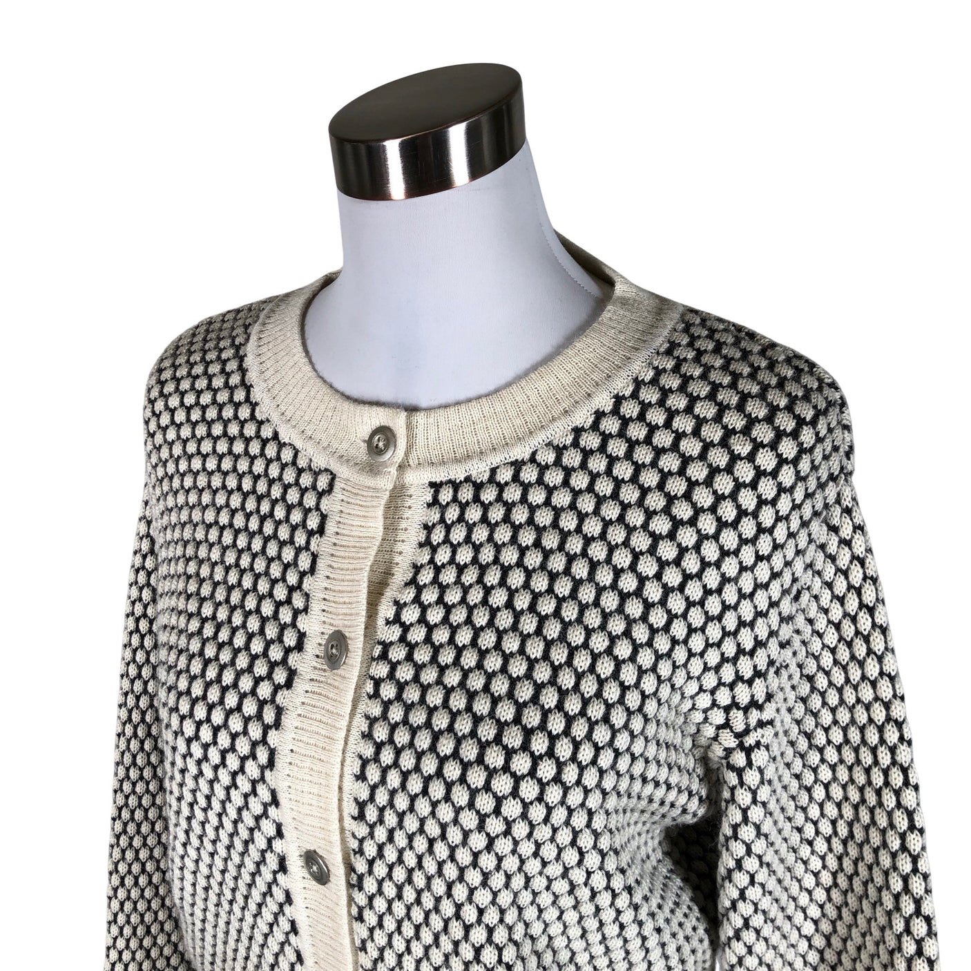 Unisex Alpa - Kardigan, suurus 38 - Looduslik valge (3)