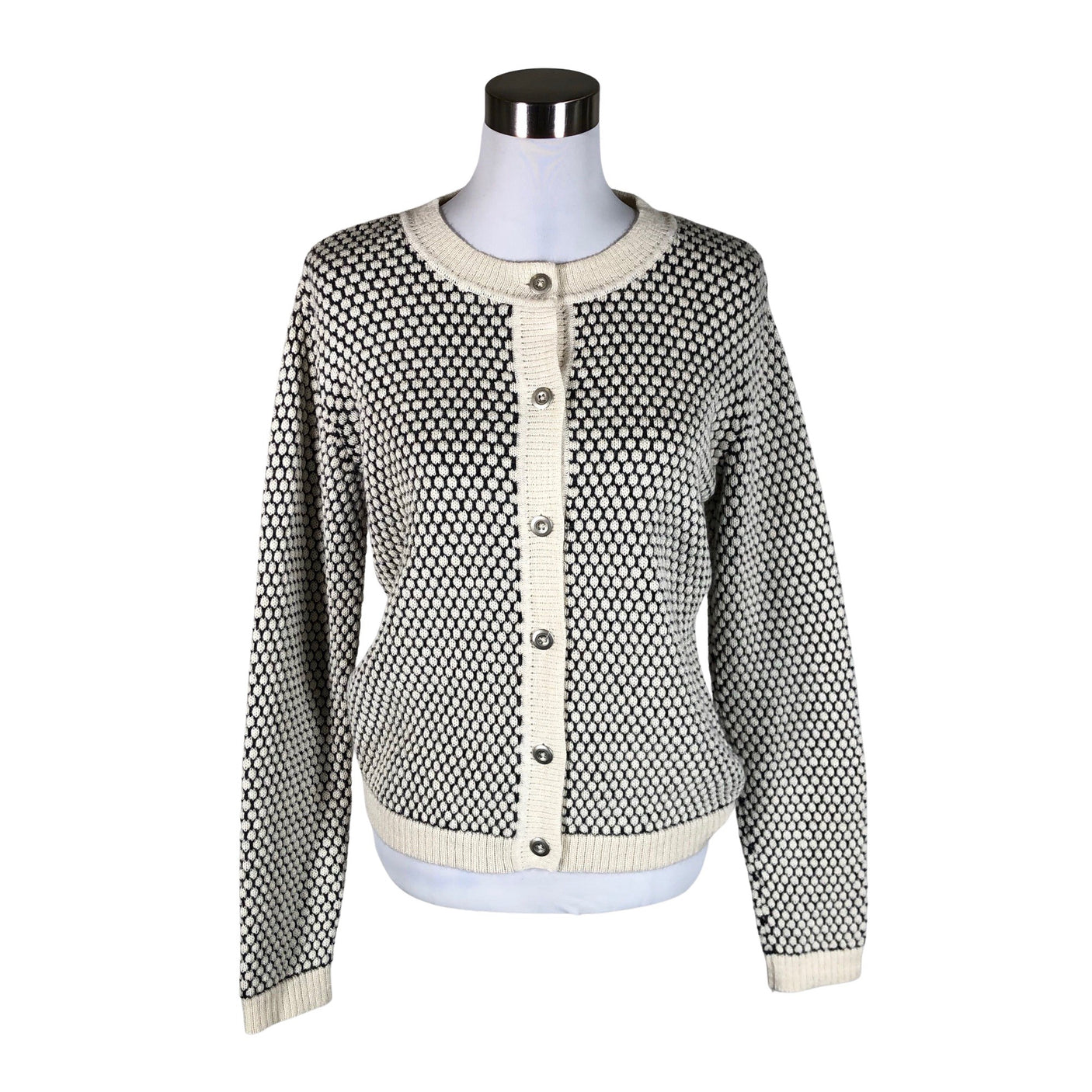 Unisex Alpa - Kardigan, suurus 38 - Looduslik valge (1)