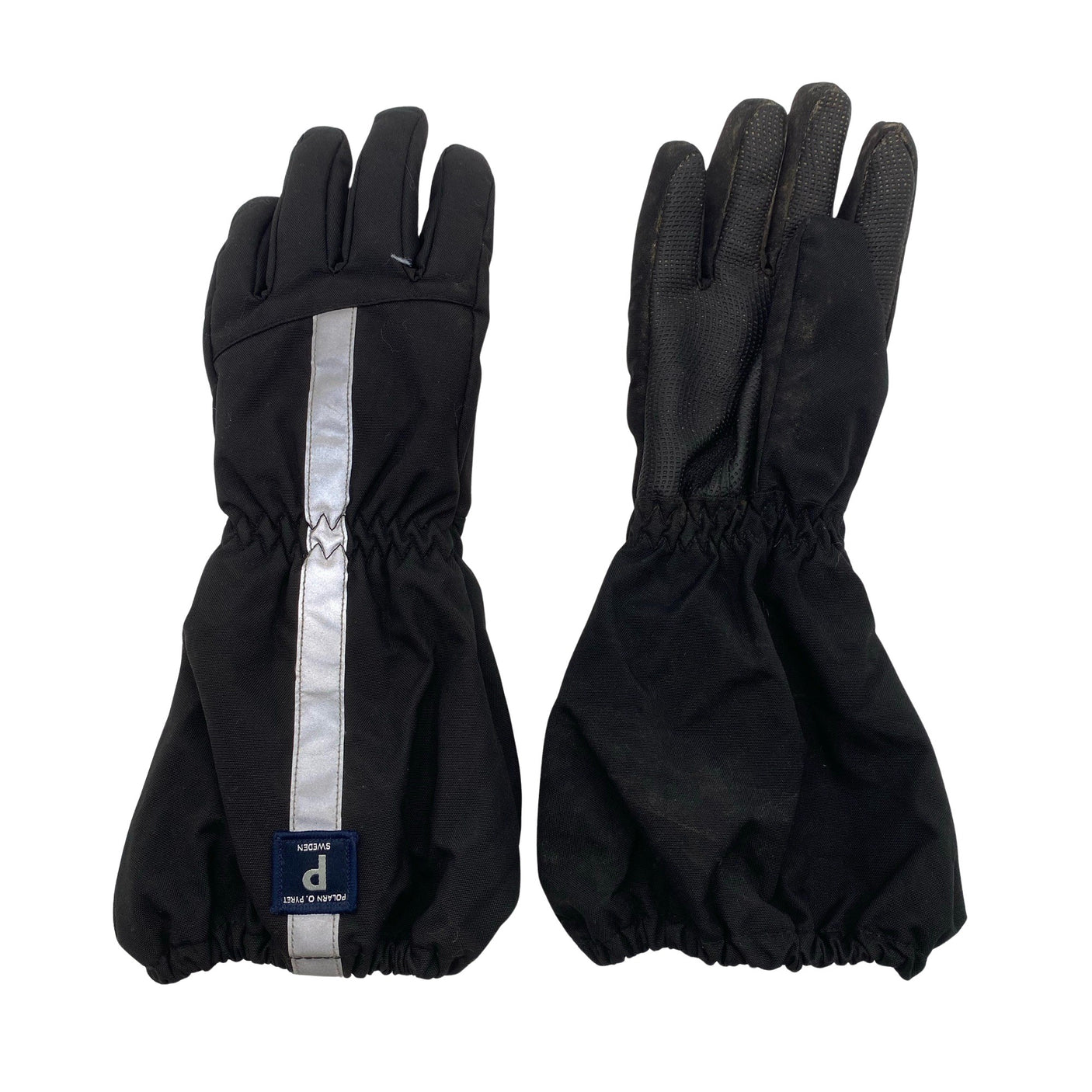 Unisex Polarn O. Pyret - Talvekindad, suurus 5 - 8 vuotta - Must (1)