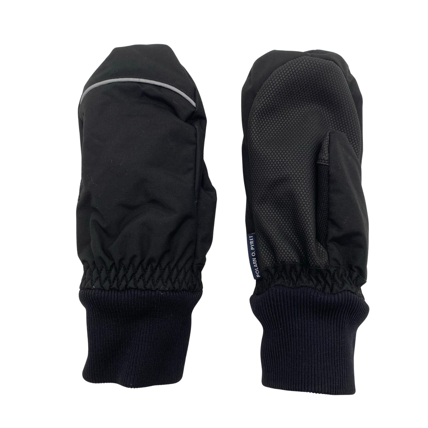 Unisex Polarn O. Pyret - Talvekindad, suurus 5 - 8 vuotta - Must (1)