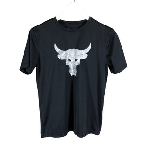 Unisex Under Armour - Spordisärk, lühikesed käised, suurus 158 - 164 - Must (1)