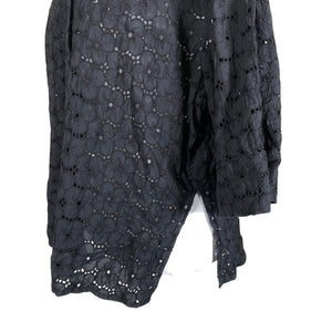 Unisex Uhana Design - Lühikeste käistega pluus, suurus 44 - Must (2)