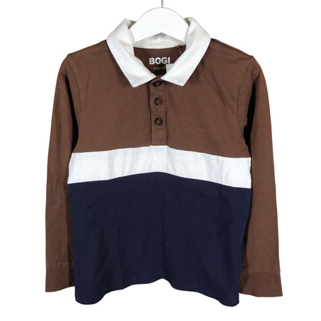 Unisex Bogi - Trikotaažist pluus, suurus 116 - 122 - Pruun ()