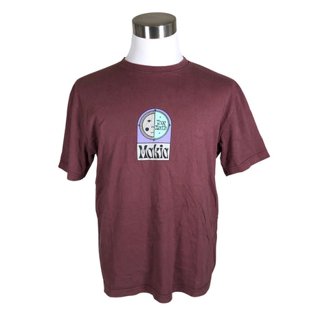 Unisex Makia - T-särk, suurus M - Veinipunane ()
