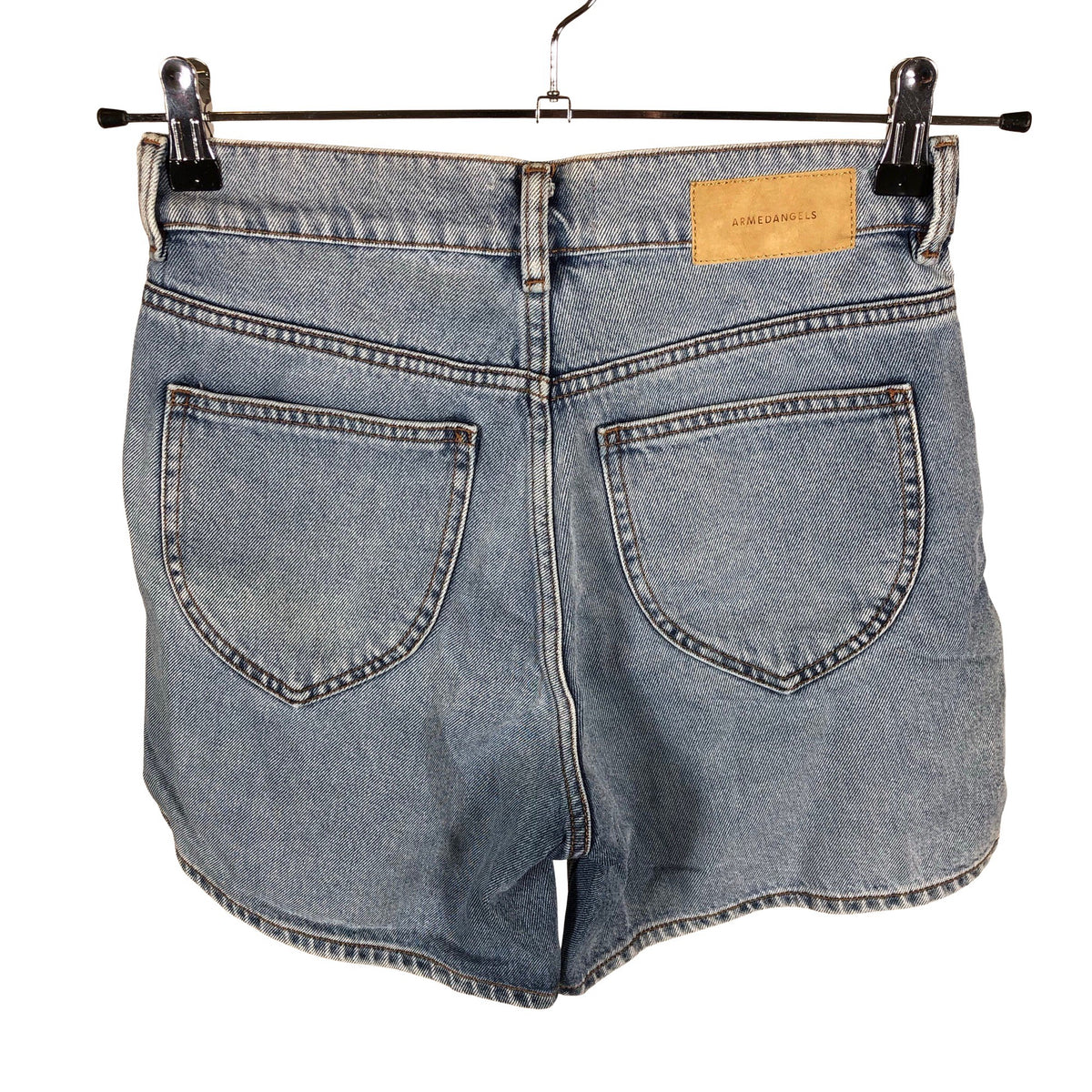 Unisex Armedangels - Teksast lühikesed püksid, suurus W26 - Sinine (2)