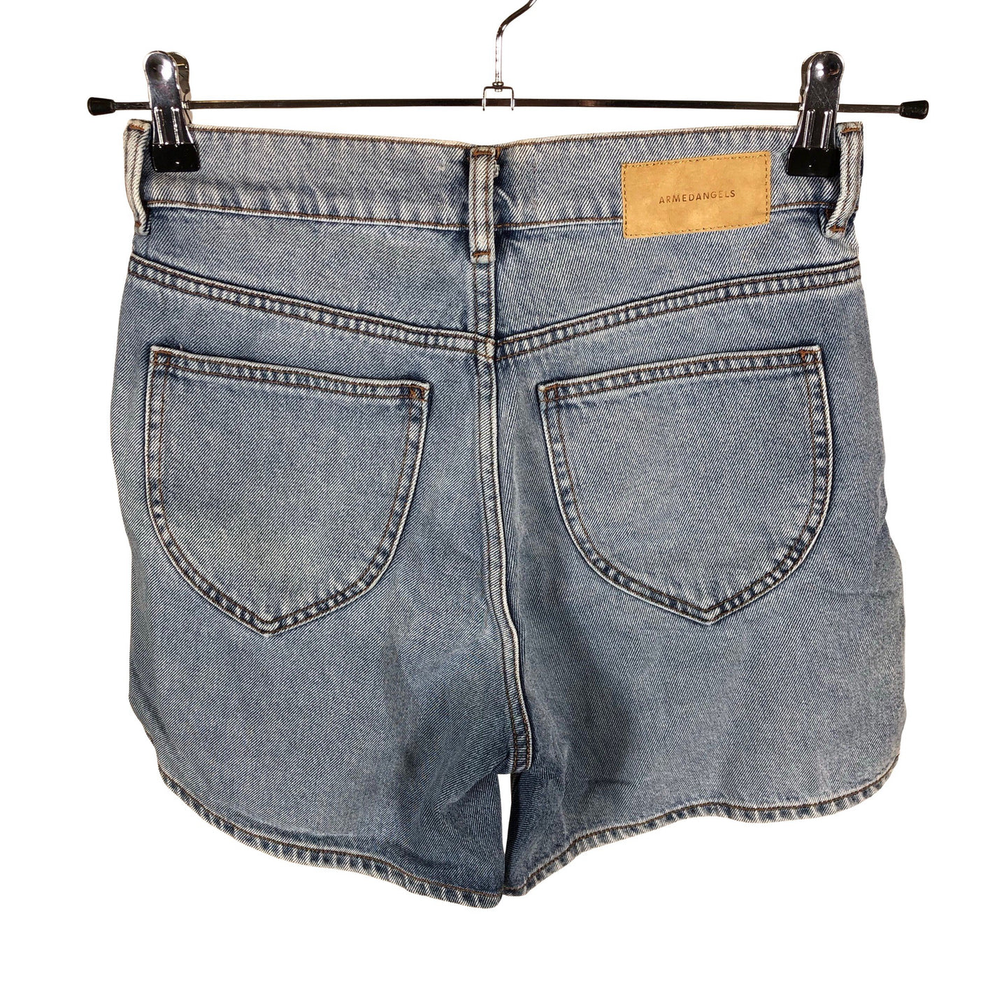 Unisex Armedangels - Teksast lühikesed püksid, suurus W26 - Sinine (2)