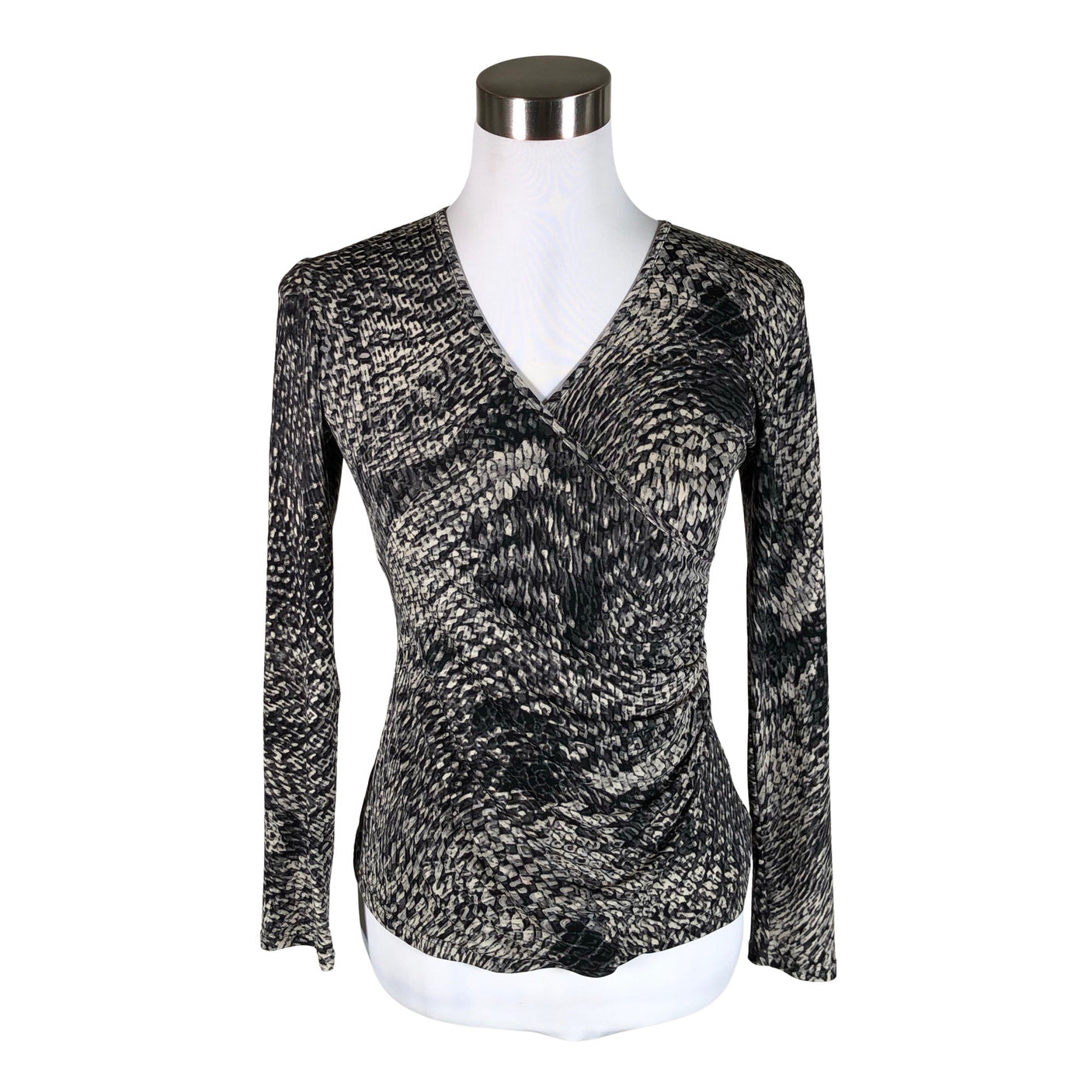 Unisex Andiata - Trikotaažist pluus, suurus 36 - Hall (1)