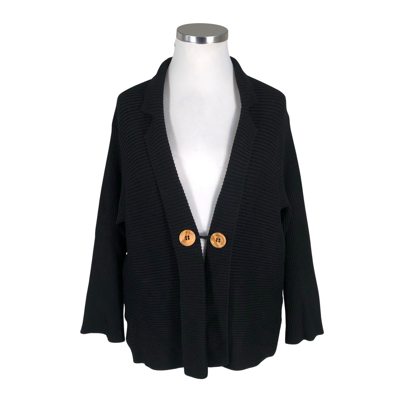 Unisex Anne Linnonmaa - Kardigan, suurus 42 - Must (1)