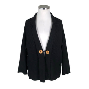 Unisex Anne Linnonmaa - Kardigan, suurus 42 - Must (1)