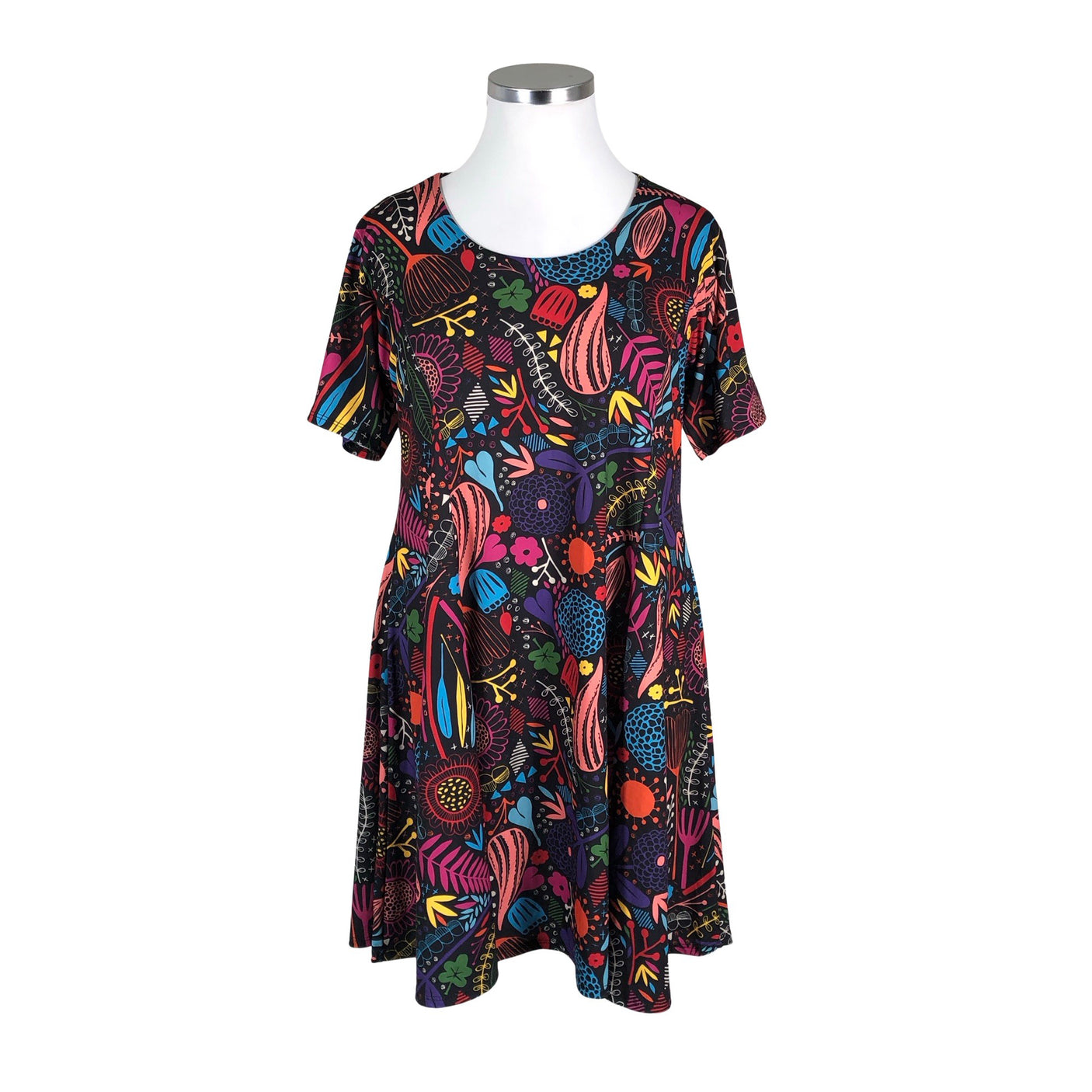 Unisex Dress Like Marie - Trikotaažist kleit, suurus 42 - Must (1)