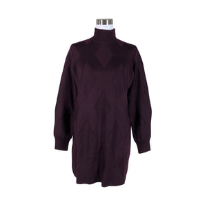 Unisex COS - Kootud tuunika, suurus 40 - Veinipunane (1)