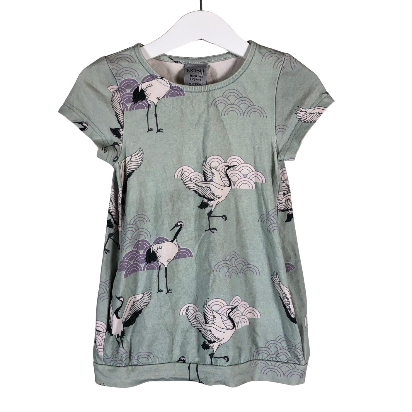 Unisex NOSH - Trikotaažist kleit, suurus 86 - 92 - Roheline (1)