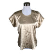 Unisex Finnsön - Lühikeste käistega pluus, suurus 38 - Beige ()