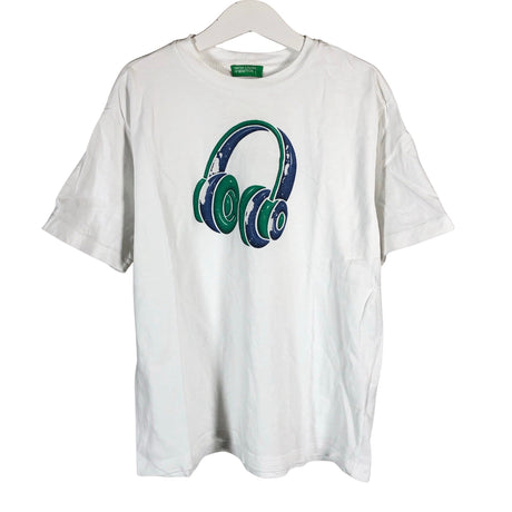 Unisex Benetton - T-särk, suurus 134 - 140 - Valge ()