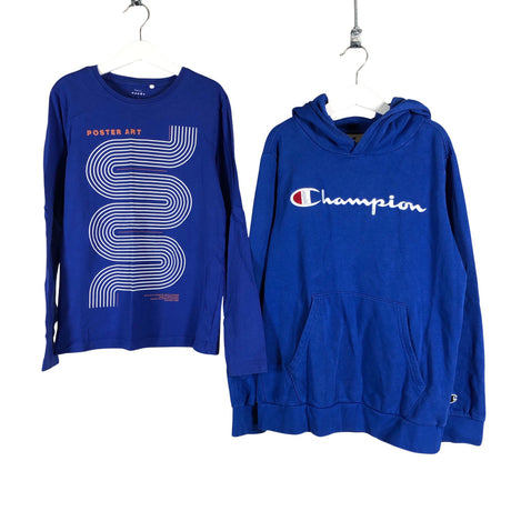 Unisex Champion - Dressipluus, suurus 146 - 152 - Sinine ()