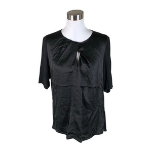 Unisex Philosophy Blues Original - Lühikeste käistega pluus, suurus 38 - Must (1)