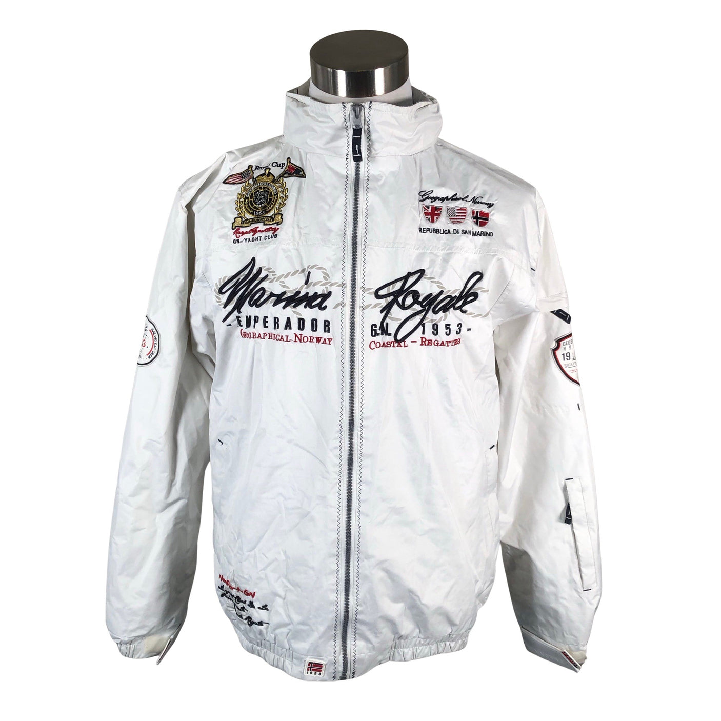Unisex Geographical Norway - Jope, suurus XL - Valge (1)